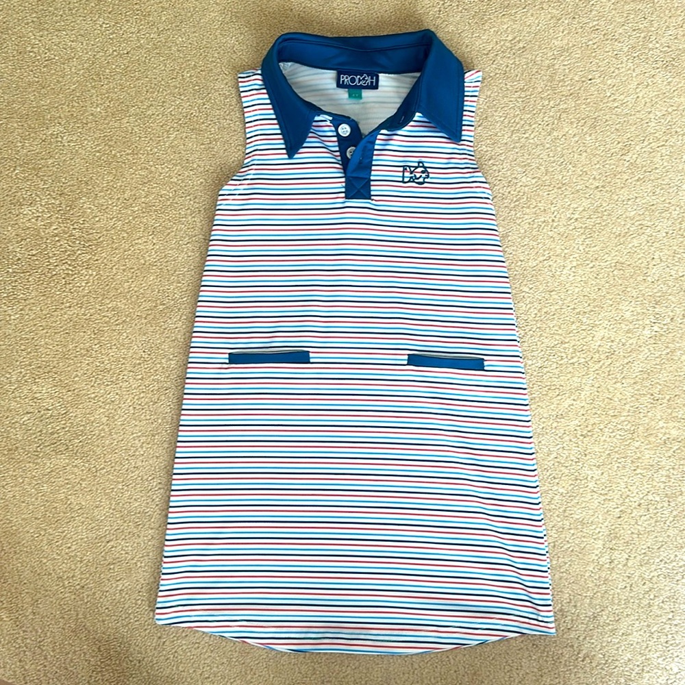 Girls 4T Prodoh Performance Polo Dress